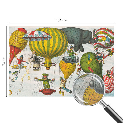 Fotótapéta Léggömbös utazás