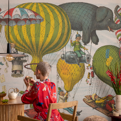 Fotótapéta Léggömbös utazás