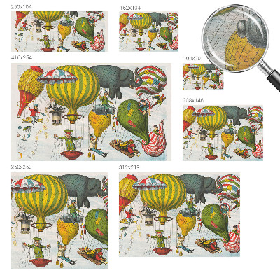 Fotótapéta Léggömbös utazás