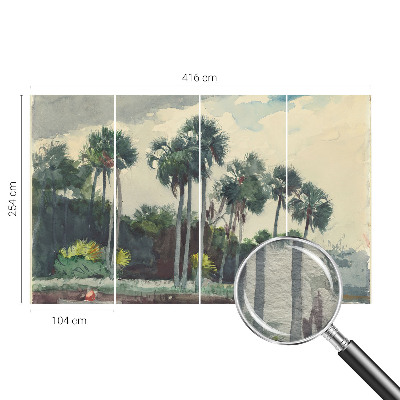 Poszter tapéta Egzotikus pálmafák