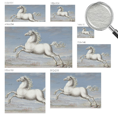 Fali poszter tapéta Lovak a ugrásban