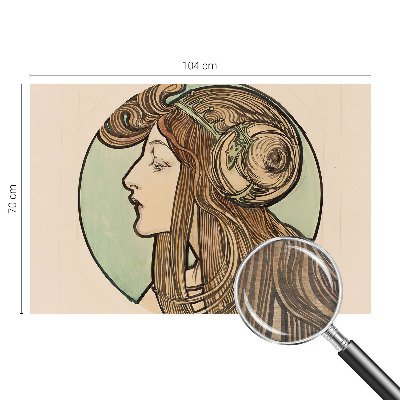 Fotótapéta méretre Szecessziós portré