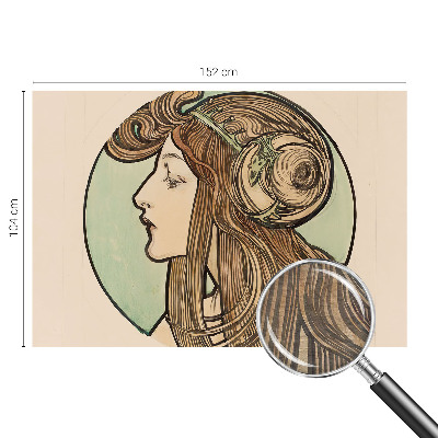 Fotótapéta méretre Szecessziós portré