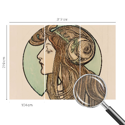 Fotótapéta méretre Szecessziós portré