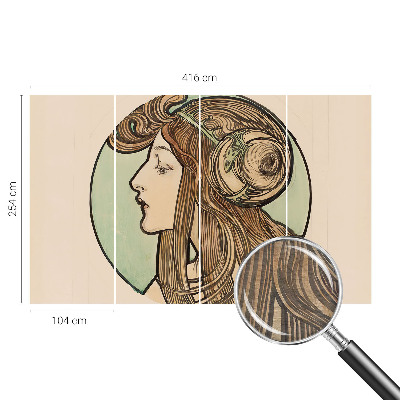 Fotótapéta méretre Szecessziós portré