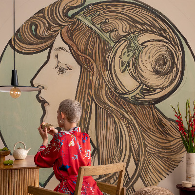 Fotótapéta méretre Szecessziós portré