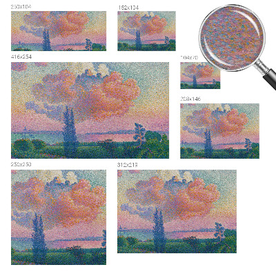 Modern fotótapéta Színes táj