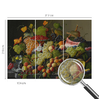 Vlies fotótapéta falra Gyümölcsösszetétel