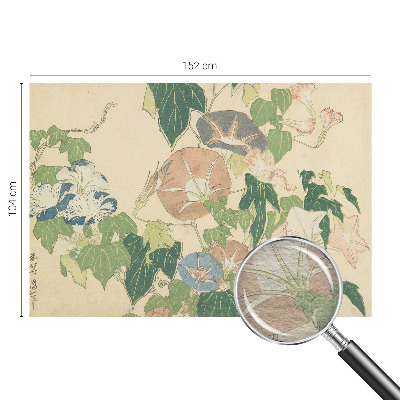 Vlies fotótapéta nappaliba Virágos elegancia