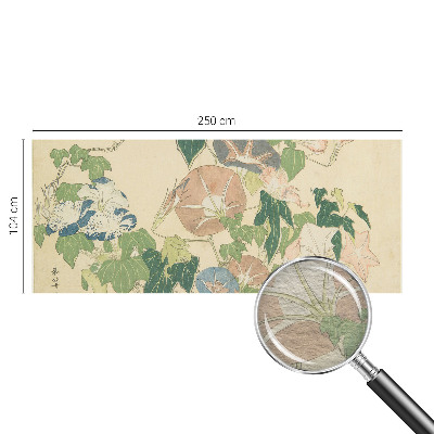 Vlies fotótapéta nappaliba Virágos elegancia