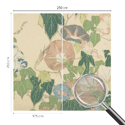 Vlies fotótapéta nappaliba Virágos elegancia