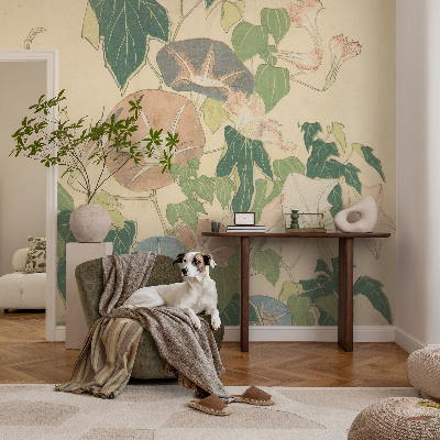 Vlies fotótapéta nappaliba Virágos elegancia