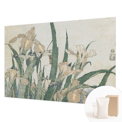 Vlies fotótapéta hálószobába Finom íriszek