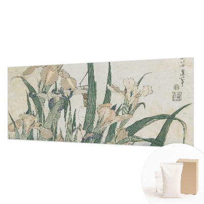 Vlies fotótapéta hálószobába Finom íriszek