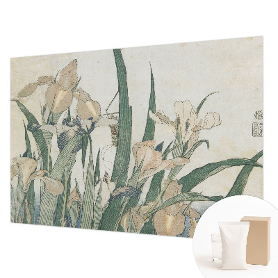 Vlies fotótapéta hálószobába Finom íriszek