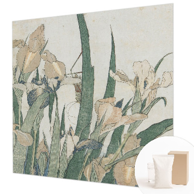 Vlies fotótapéta hálószobába Finom íriszek