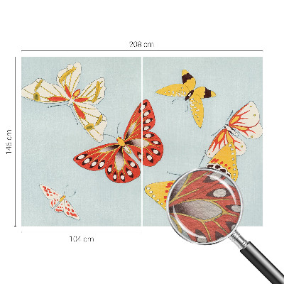 Nyomtatott vlies fotótapéta Művészi pillangók