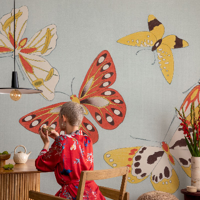 Nyomtatott vlies fotótapéta Művészi pillangók