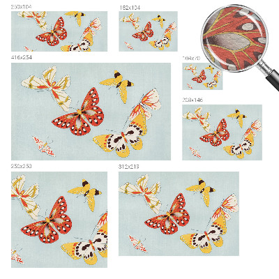 Nyomtatott vlies fotótapéta Művészi pillangók