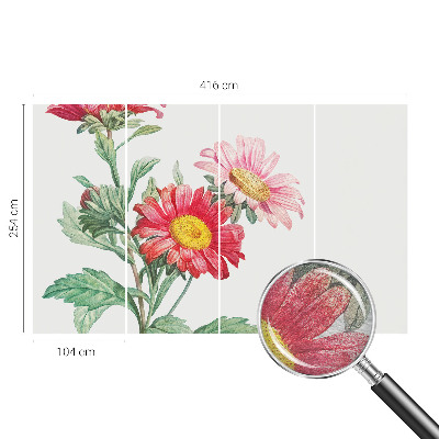 Vlies alapú fotótapéta Finom virágok