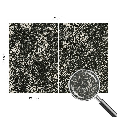 Fényképes tapéta Szőlőminta