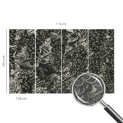 Fényképes tapéta Szőlőminta