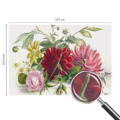 Nyomtatott vlies fotótapéta Virágcsokor