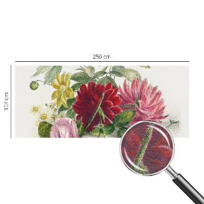 Nyomtatott vlies fotótapéta Virágcsokor