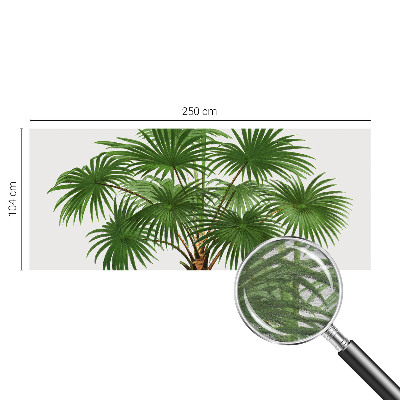 Fotótapéta hálószobába Egzotikus minta