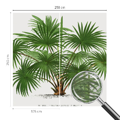 Fotótapéta hálószobába Egzotikus minta