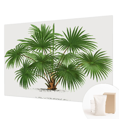 Fotótapéta hálószobába Egzotikus minta