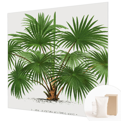 Fotótapéta hálószobába Egzotikus minta