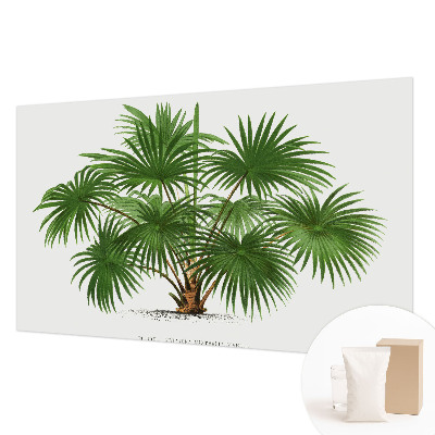 Fotótapéta hálószobába Egzotikus minta