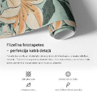 Fotótapéta nappaliba Fényes pálmafa