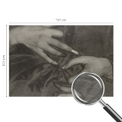 Dekor fotótapéta Kezek anyaga