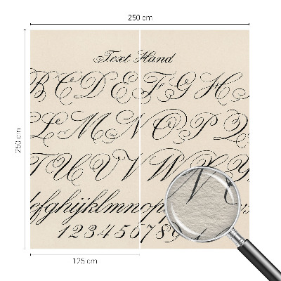 Kép tapéta Kalligrafikus írás