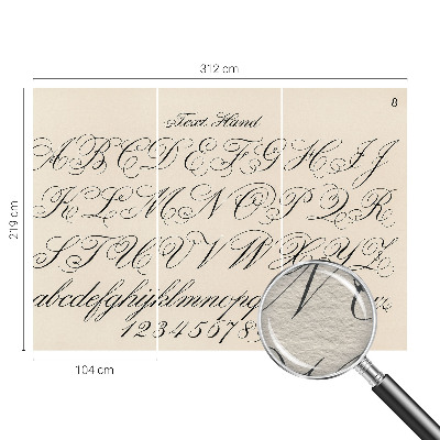 Kép tapéta Kalligrafikus írás