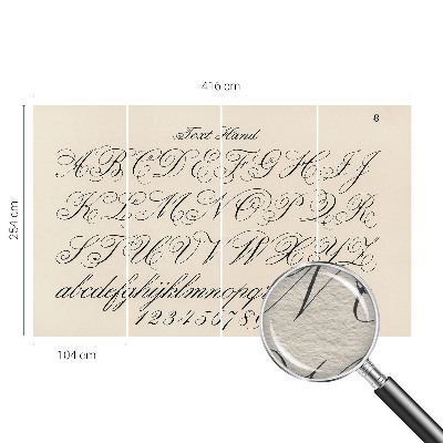 Kép tapéta Kalligrafikus írás
