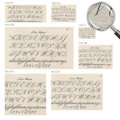 Kép tapéta Kalligrafikus írás