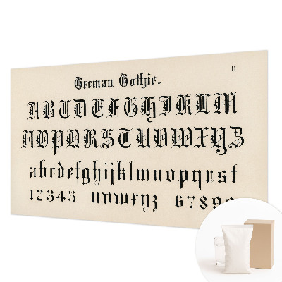 Vlies fotótapéta Gótikus betűk