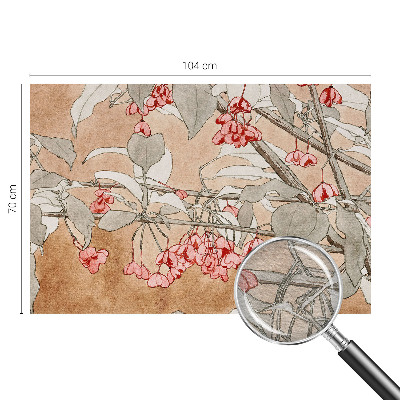 Vlies fotótapéta hálószobába Virágos harmónia