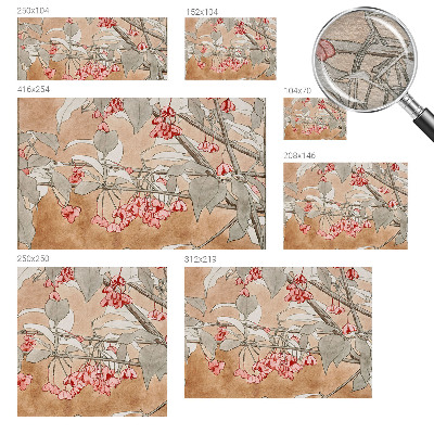 Vlies fotótapéta hálószobába Virágos harmónia