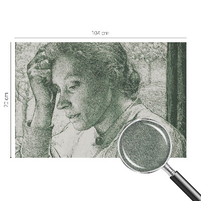 Nyomtatott vlies fotótapéta Fényvisszaverő nő