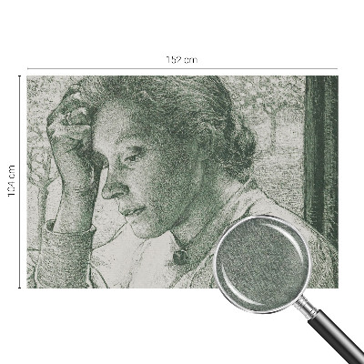 Nyomtatott vlies fotótapéta Fényvisszaverő nő