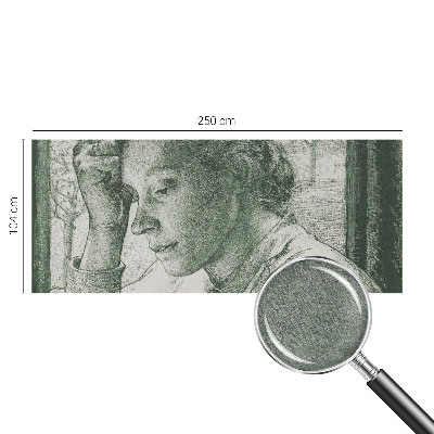 Nyomtatott vlies fotótapéta Fényvisszaverő nő