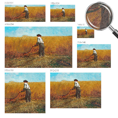 Fali poszter tapéta Aratás a napon