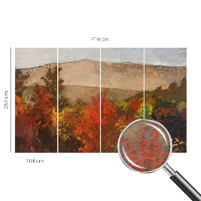 Fotótapéta hálószobába Őszi panoráma