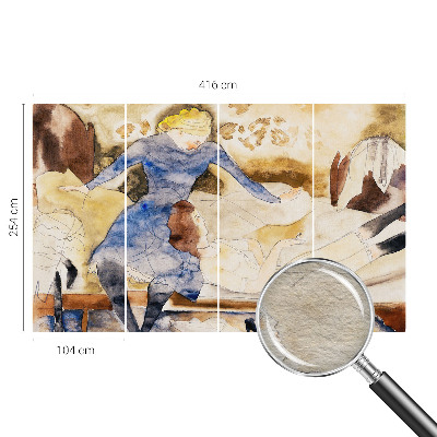 Fotótapéta méretre hálószobába Női béke