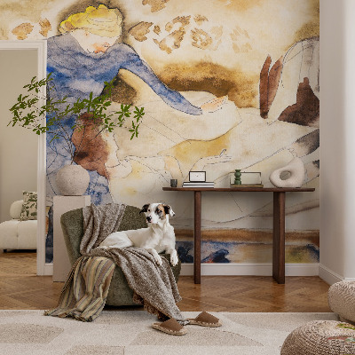 Fotótapéta méretre hálószobába Női béke