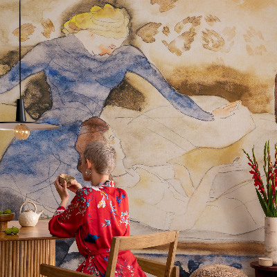 Fotótapéta méretre hálószobába Női béke